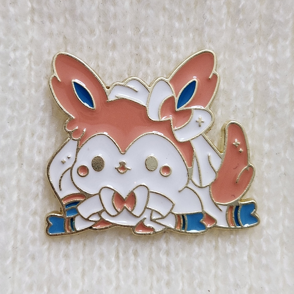 Sylveon Pokemon Enamel Pin